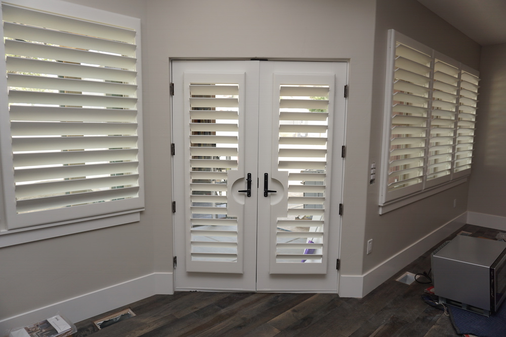 Shutters For French Doors Sliding, How Much Are Shutters For Sliding Glass Doors